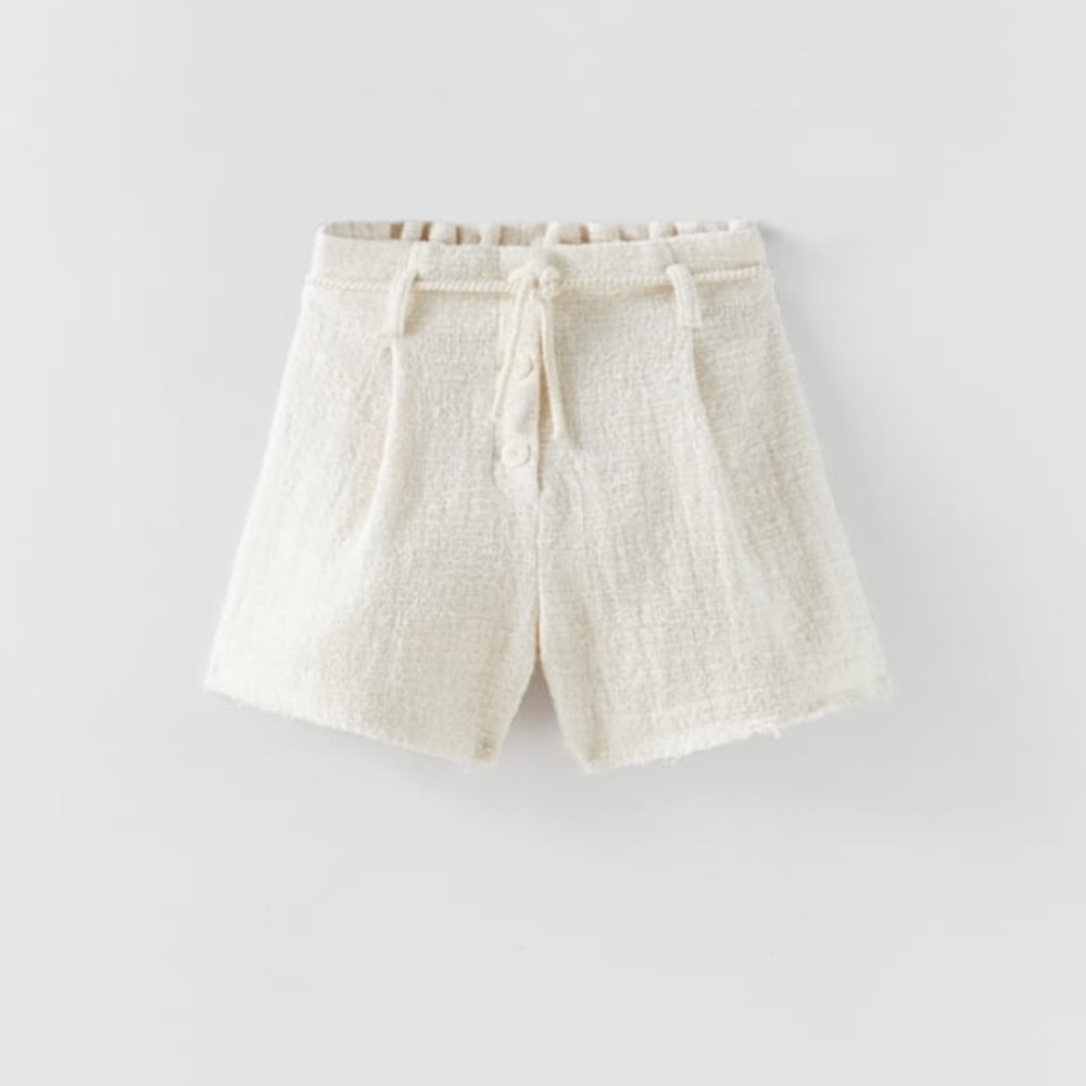 Zara Structured Shorts w/Drawstring